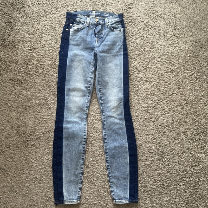 7 For All Mankind Seven Girls, Ankle Dwenevere  Slim Jeans ￼size 23