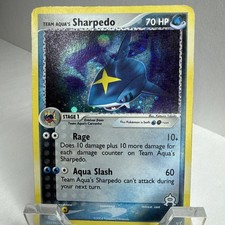 Team Aqua's Sharpedo 5/95 Ex Team Magma vs Team Aqua Holo Rare Pokémon Card