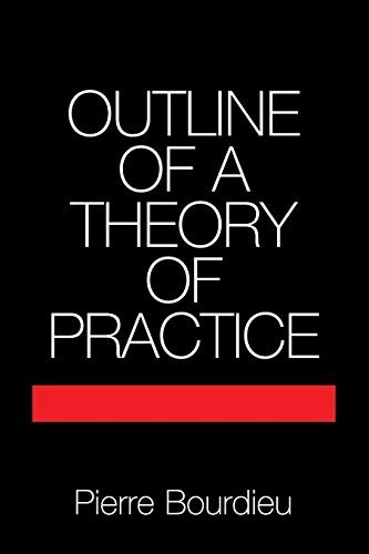 Outline of a Theory of Practice (Cambridge Stud. Bourdieu, Goody, Nice<|