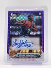 LARRY JOHNSON 2023-24 TOPPS CHROME AUTO PURPLE GEOMETRIC #CG-LJ CHARLOTTE Q0282