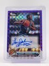 LARRY JOHNSON 2023-24 TOPPS CHROME AUTO PURPLE GEOMETRIC #CG-LJ CHARLOTTE Q0282