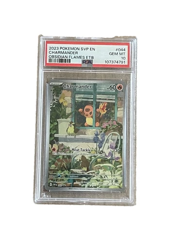 2023 POKEMON SVP EN-SV BLACK STAR PROMO #044 CHARMANDER PSA 10