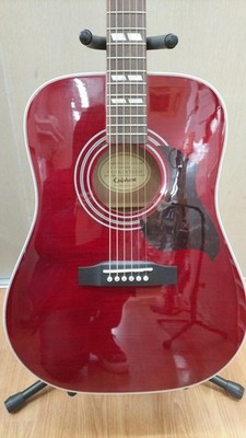 Epiphone Hummingbird Artist WR Acoustic Guitar Wine Red Used | eBay
