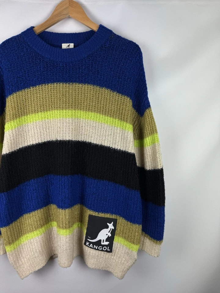 Kangol H&M Ladies Striped Oversized Sweater Pullover Size S  - Image 3 of 4