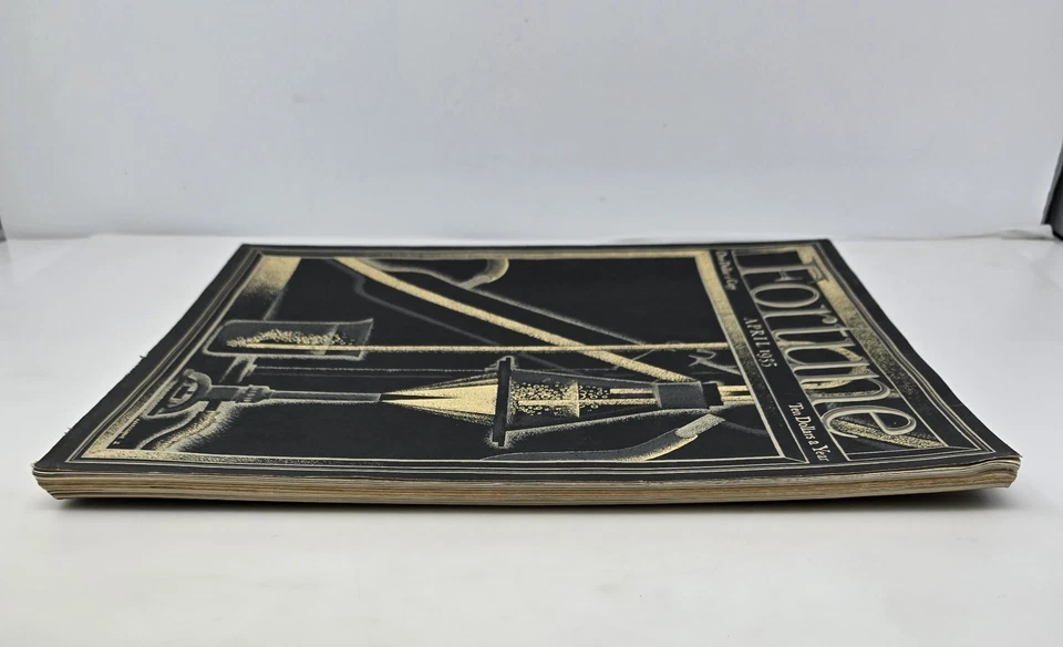 April 1935 FORTUNE Magazine Colorful Art Deco Ads Fascinating Articles Vintage - Image 4 of 4