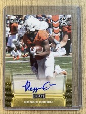 2020 LEAF DRAFT REGGIE CORBIN AUTO ROOKIE CARD# BA-RC1 ILLINOIS