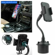 New Universal Car Mount Adjustable Gooseneck Cup Holder Cradle for Cell Phone US