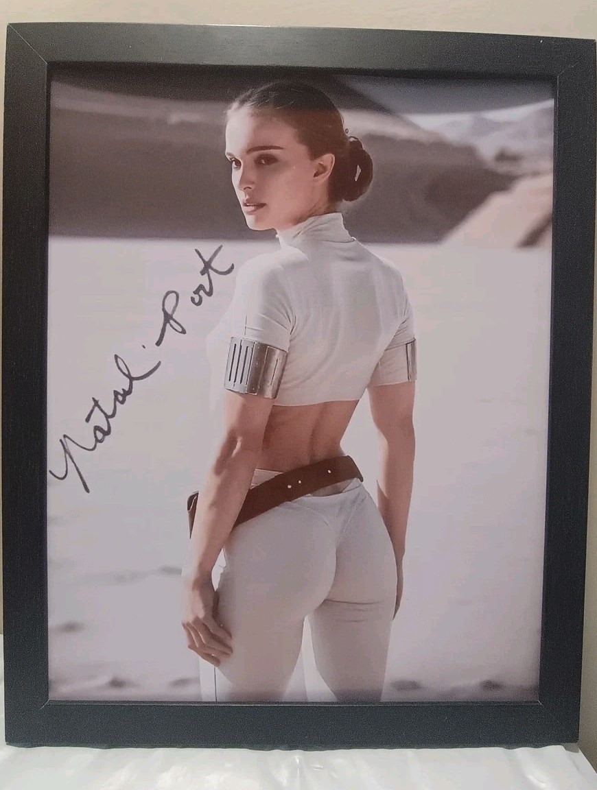 Framed Natalie Portman Autographed Signed 8x10 Photo Reprint  Fast Free Shipping