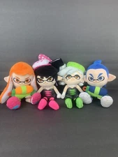 Splatoon Plush Lot Callie Marie Boy Girl 2015 Nintendo Sanei Aori SHIPS FROM USA