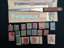 lot timbres de Belgique - 2 photos - Lire l'annonce ci-dessous