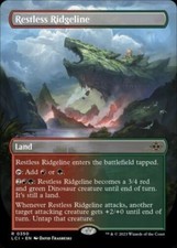 Restless Ridgeline - BORDERLESS - Lost Carverns of Ixalan - LCI - MTG - NM