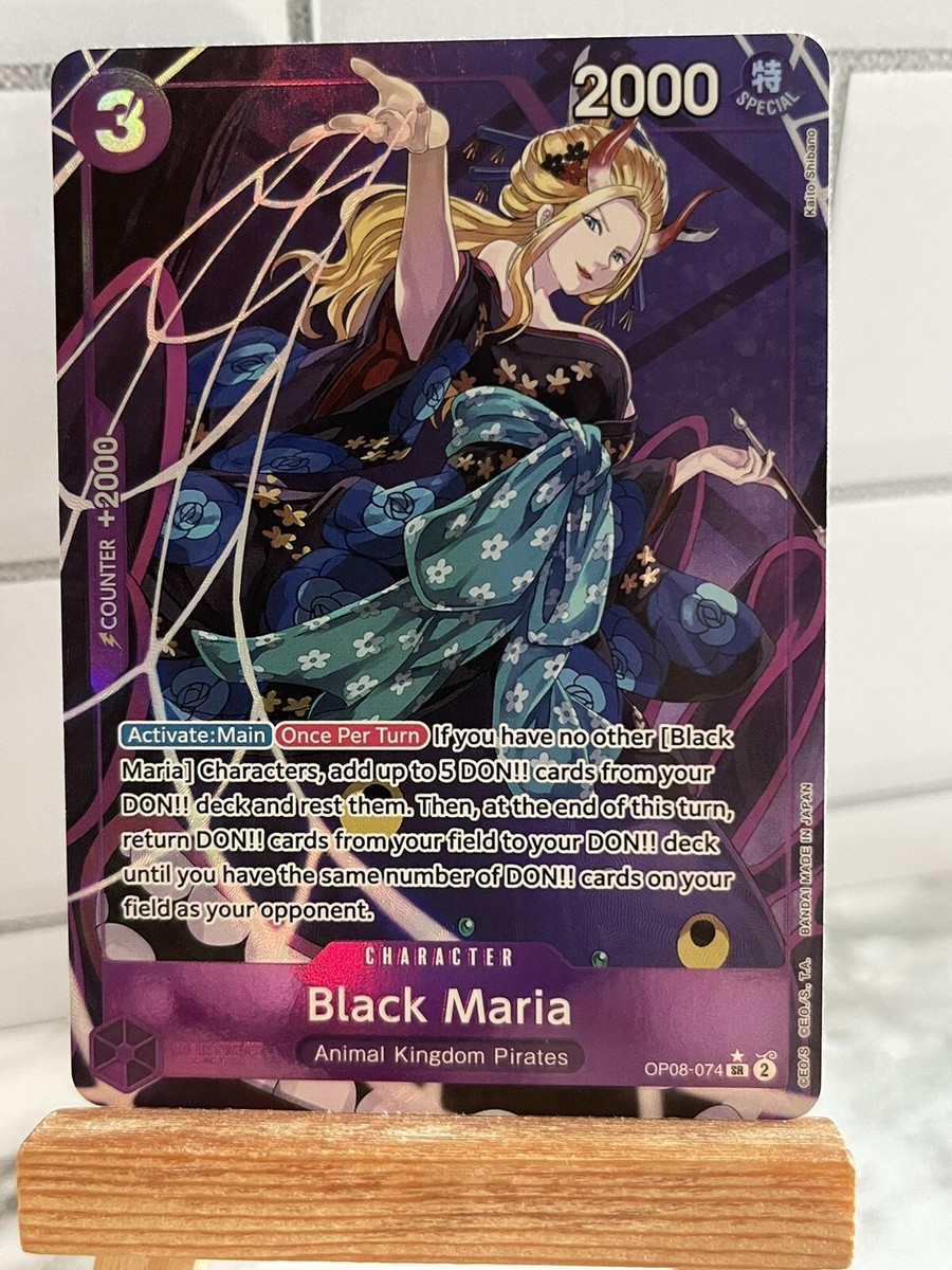 Black Maria OP08-074 SR Alt Art - Holo - One Piece Two Black Maria OP08-074 SR Alt Art - Holo - One Piece Two