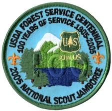 2010 Jamboree USDA Forest Services Centennial JSP Green Bdr (AR1145)