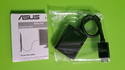 ASUS Genuine HDMI Male to VGA Female Video Cable Converter Adapter. #C242