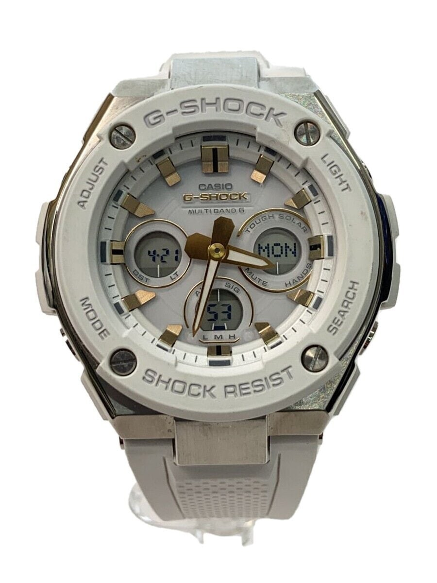 G-SHOCK G-STEEL GST-W300 ホワイト 腕時計 デジタル G-SHOCK G-STEEL ミドルサイズ GST-W300-7AJF メンズ 電波