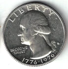 USA - 1976S - Washington ¼ $ - Bicentennial - Silver Issue - #20102
