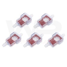 Polisport 6mm Motorcycle Moped / Scooter / Trials Inline Square Fuel Filter X5