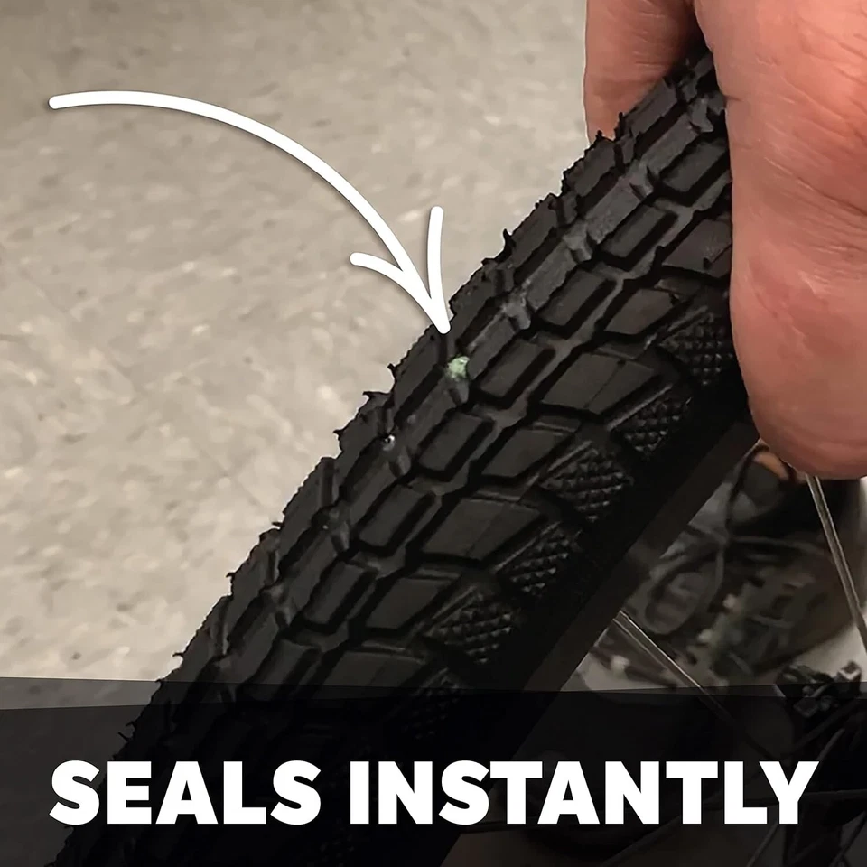 Sellador de reparación de pinchazos para tubo de bicicleta Slime 10003 prevenir y reparar botella de 8 oz... Foto 3 de 4