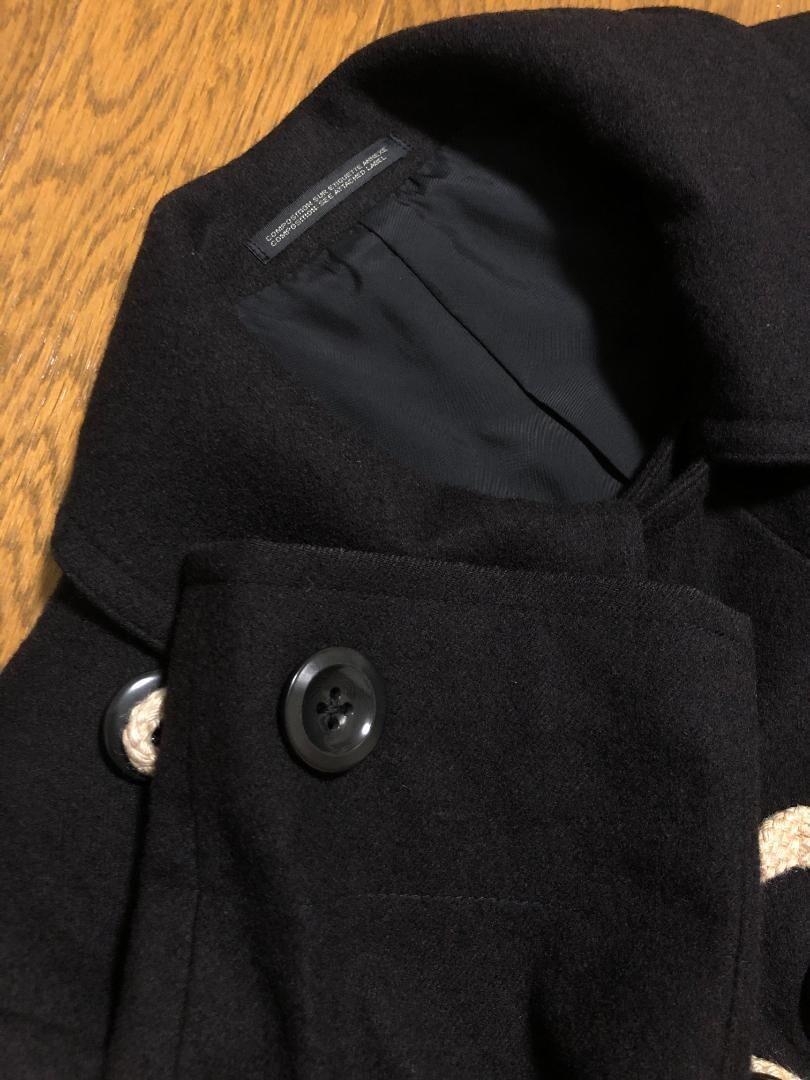 ジャケット・アウター Yohji Yamamoto Wool Napoleon P Coat Used 2004 AW Yohji Yamamoto Pour Homme Multiple Loop Button
