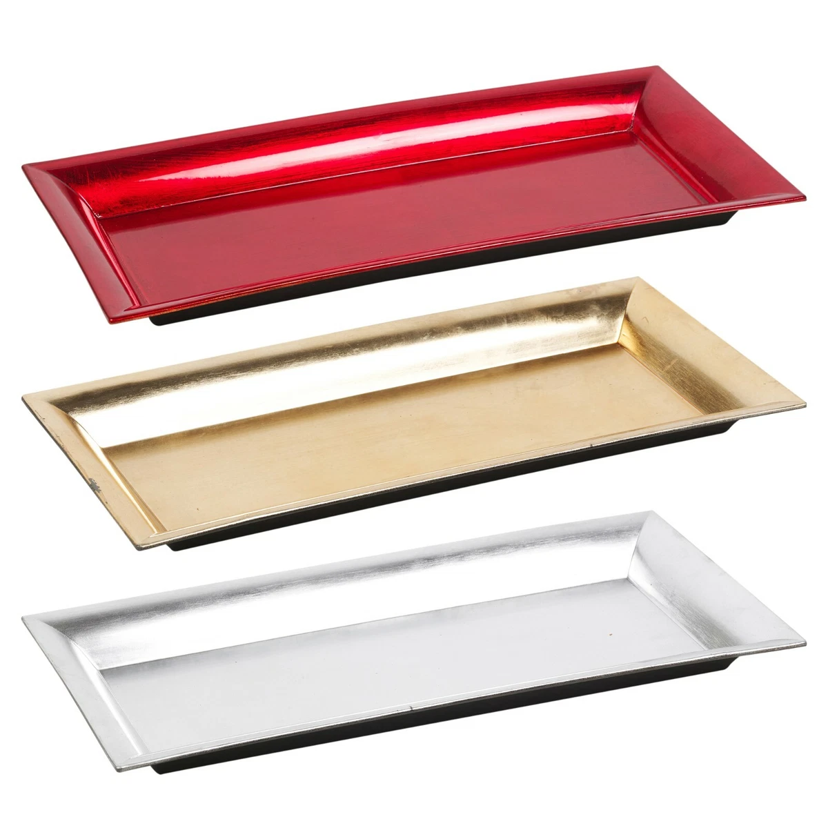 Decorative Rectangle Serving Tray Platter Festive Dinning Table