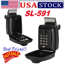 Upgrade SL-591 Car Lock Box, Car Window Punch Button Lock Box for Ride Share NEW