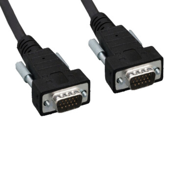 Kentek 25ft Plenum CMP Rated SVGA HD15 15 Pin Video Cable 28AWG EMI/RFI Filter