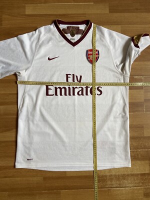 ARSENAL LONDON 2007 2008 AWAY FOOTBALL SHIRT SOCCER JERSEY