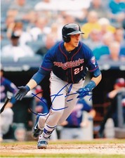JASON CASTRO   MINNESOTA TWINS  ACTION SIGNED 8x10
