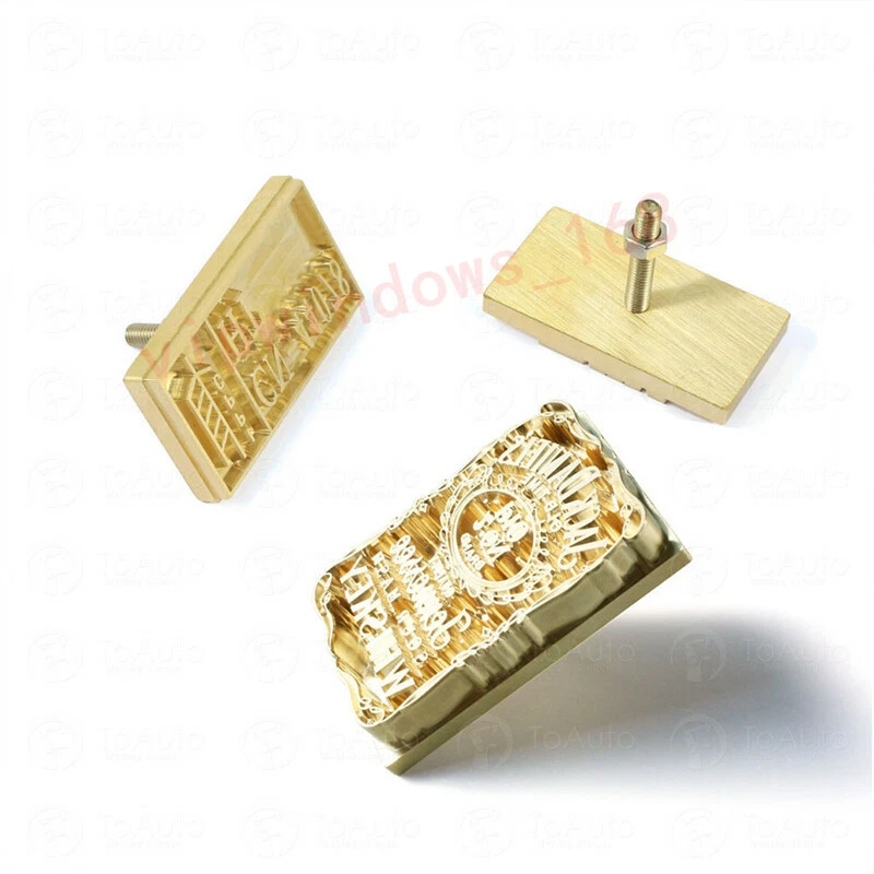 Customized Brass Mold Cold Pressing Copper Symbol DIY Stamping Embossing Machine - Image 3 of 4