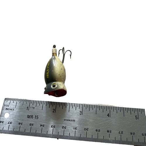 Vintage Bass Bird Lure Co. UBANGI Lure ~ 2" - Gray, Red, Black Stripe- VG |  eBay