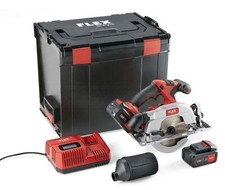 Flex Cordless Circular Saw CS 62 18.0-EC 5.0 Set 454028 2x Battery LG LBOXX