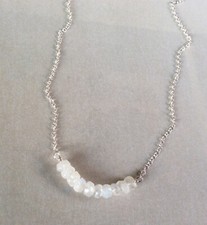  150 Sundance Charm Handcrafted Silver 925 Necklace Moonstone Pendant Handmade
