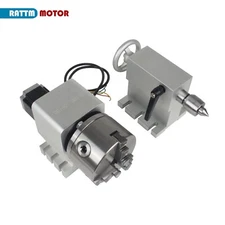 CN SHIP】CL100 CNC 4th Axis A axis Rotary Table Gearbox Gear Reduction 10:1