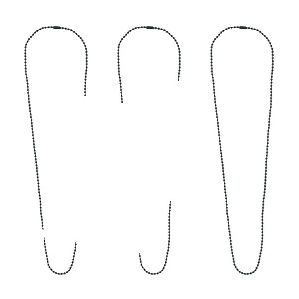 Serpiente Negro Cadenas para hacer joyas