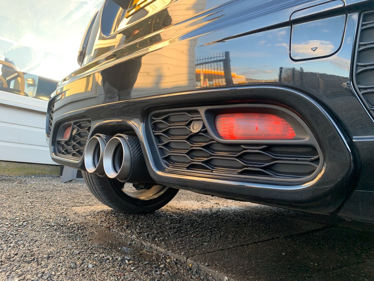 Pair Matte Carbon Fibre Exhaust Tips For MINI John Cooper Works F55 F56 Cooper S - KillAllChrome