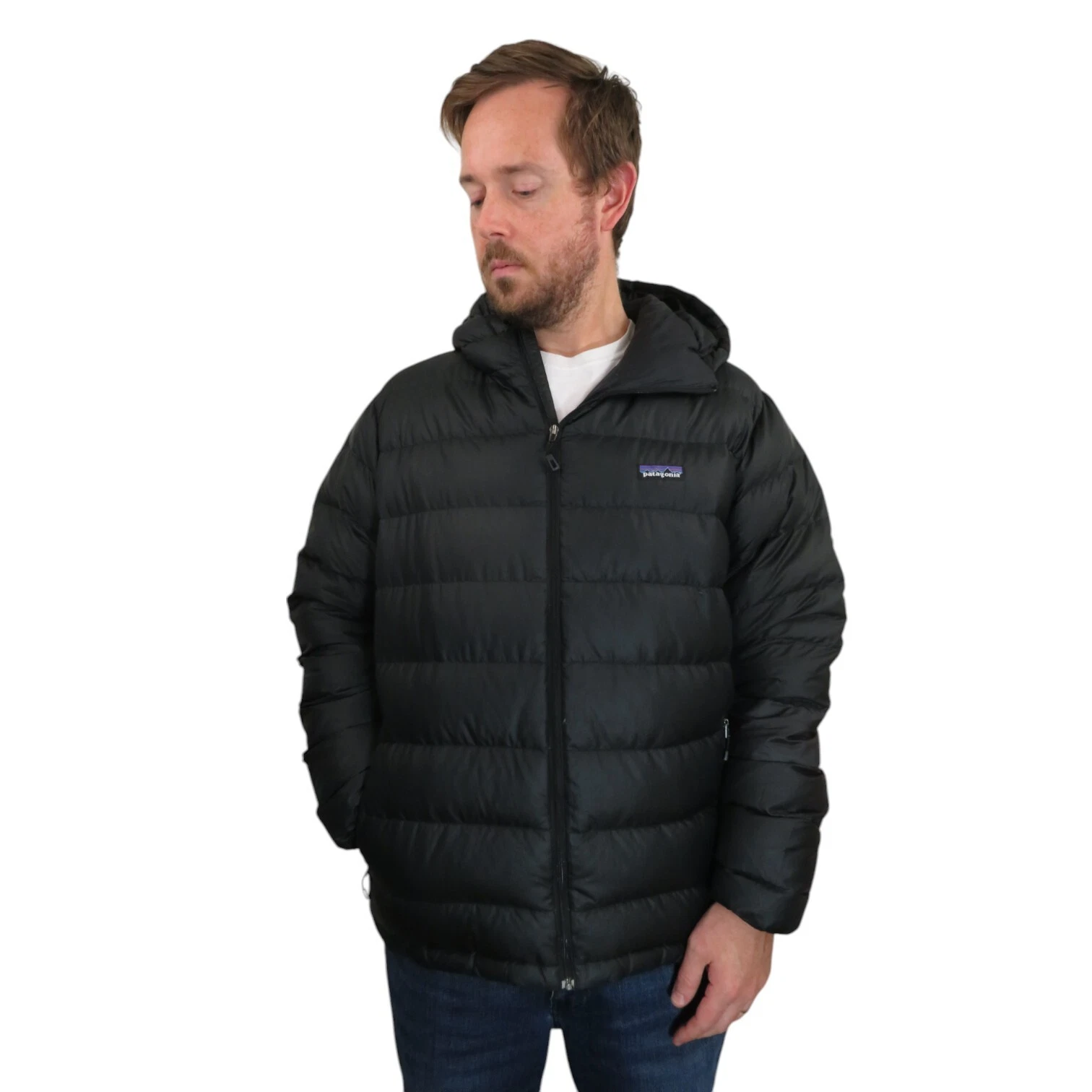 patagonia hi-loft goose down quilted puffer coat jacket