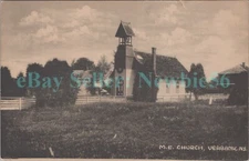 Verbank NY - M.E. CHURCH - Postcard btw Lagrangeville/Millbrook Dutchess County