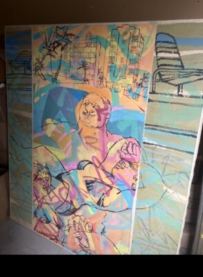 Peter Leventhal- Stunning 6ft X 6ft Canvas Print  - Most Sought After Print