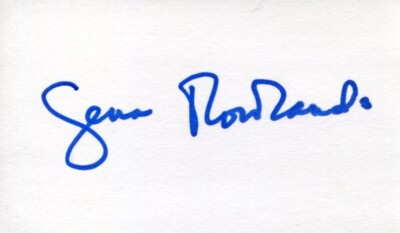 Gena Rowlands The Notebook The Skeleton Key Oscar Nominee Signed Autograph