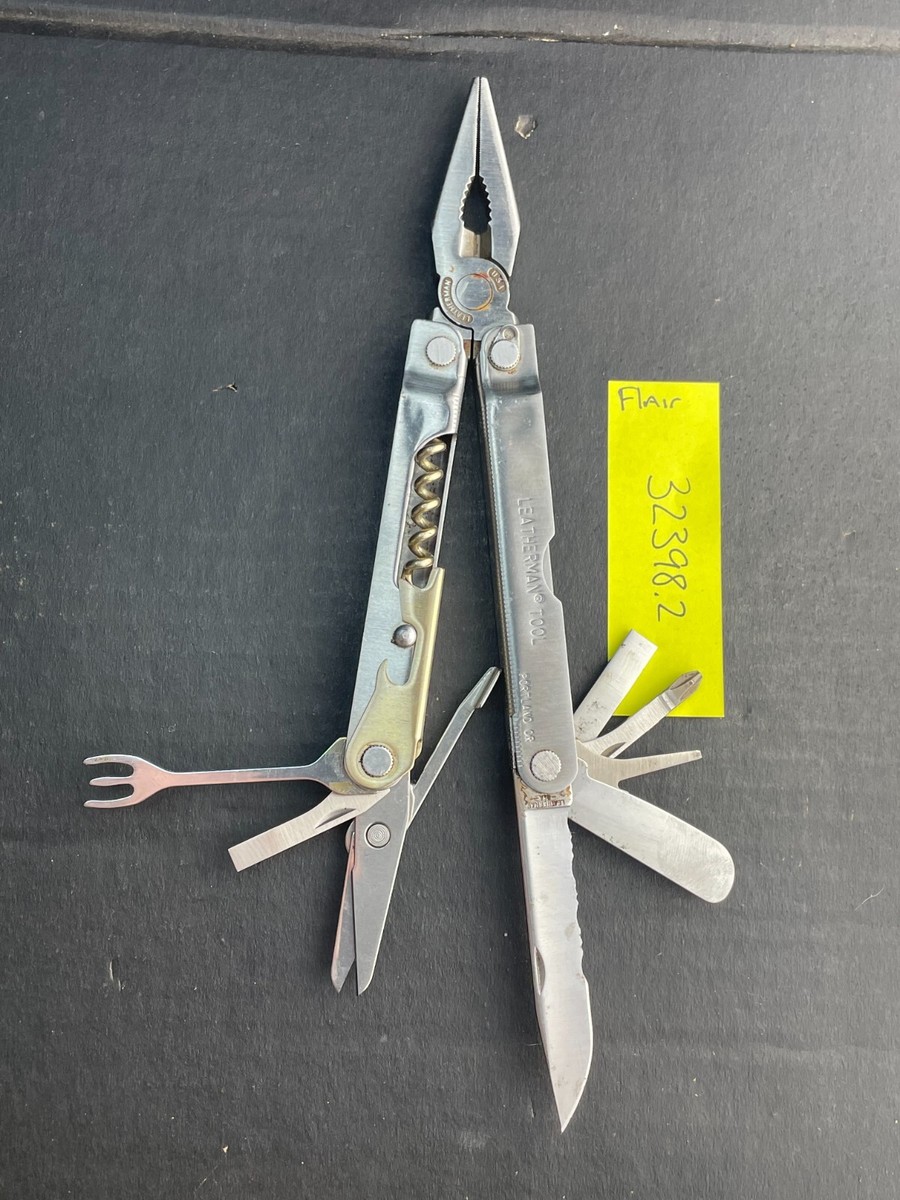 Rare! Leatherman Flair Folding Multi-Tool Stainless Knife Rare! Leatherman Flair Folding Multi-Tool Stainless Knife