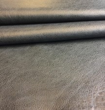 Blue Grey Genuine Leather hides, crafting, upholstery, Durable, Easy to Sew DIY