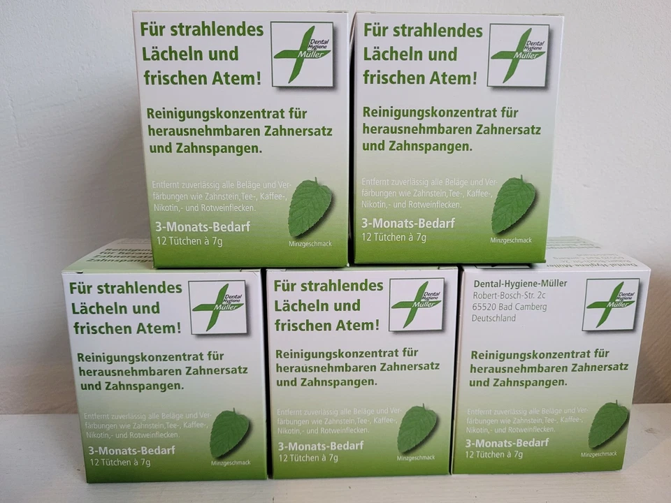 5 x Reinigungskonzentrat Dentalreiniger für Ultraschall Reinigungsgeräte - Bild 1 von 1