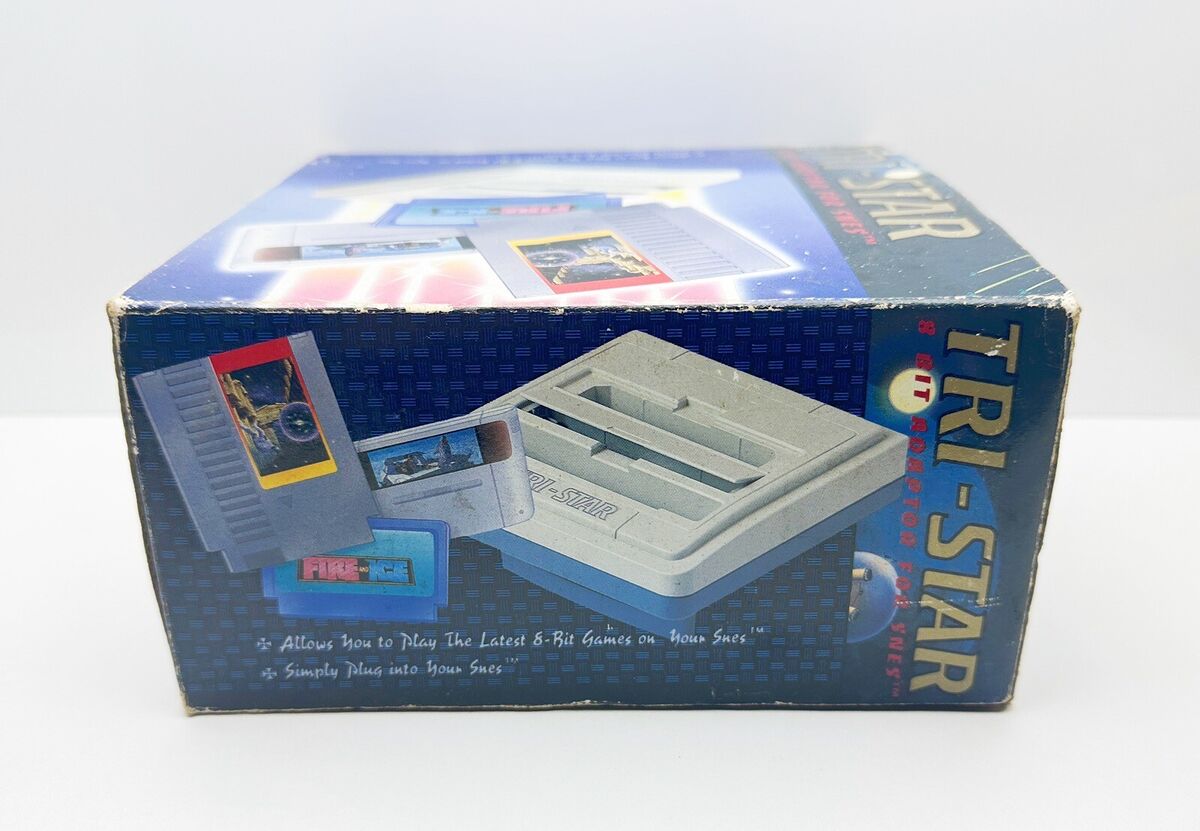 TRI STAR SNES NES Famicom Adapter for Super Famicom Nintendo TRI STAR SNES NES Famicom Adapter for Super Famicom Nintendo