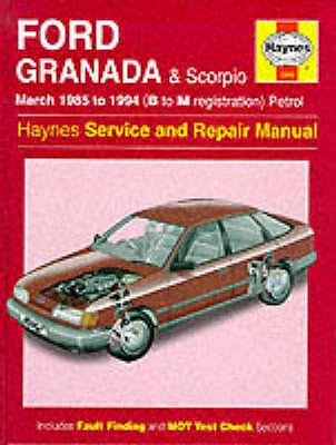 Haynes Car Service & Repair Manuals/Handbooks