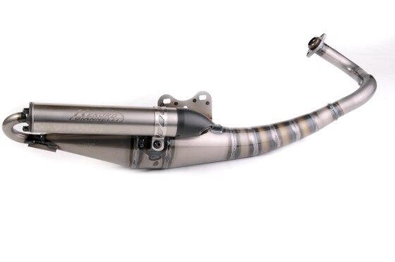 Auspuffanlage Komplett Giannelli Rekord FüR Malaguti F15 1997 1998 1999 2000-image