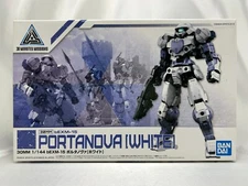 BANDAI 30MM 1/144 bEXM-15 Portanova White Colored Plastic Model Kit