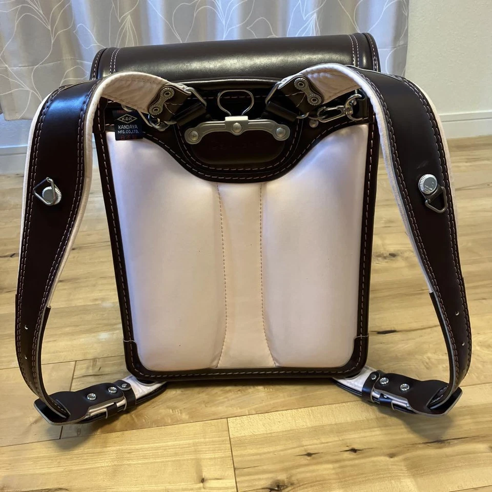 Randoseru 日本书包 儿童女孩背包 ダークブラウン KANDAYA 日本 #MUR51 — 第 4/4 张图片