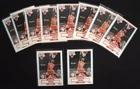Lot Of (12) Michael Jordan 1990-91 Fleer #26 Chicago Bulls Premium Base Cards