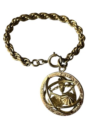 Trifari Vintage Zodiac Bracelet (Libra Sept 23 - Oct 22)