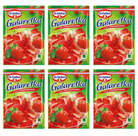 Dr. Oetker GöTterspeise Erdbeere Rot 6X 72G - Wackelpudding Dessert Pulver